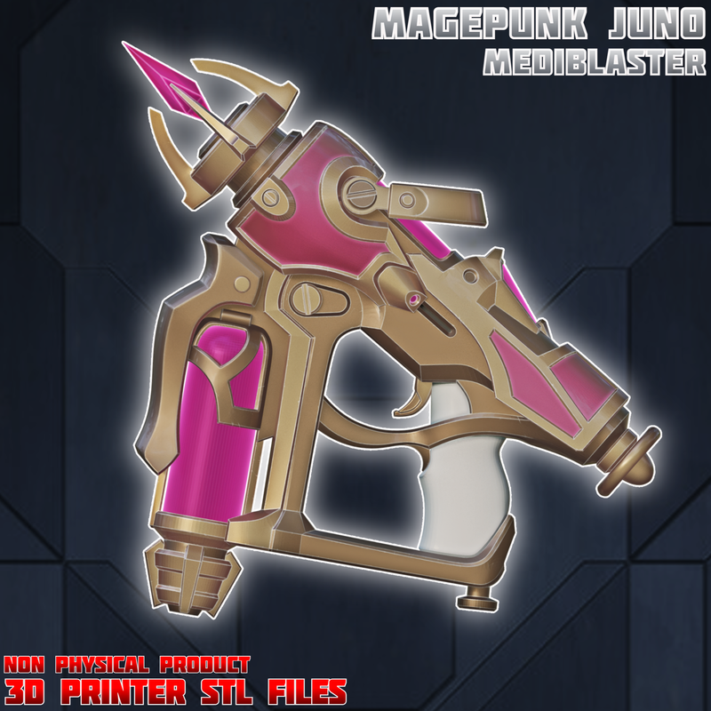 Magepunk Juno MediBlaster Pistol Overwatch by Krotek-inc | Download STL ...