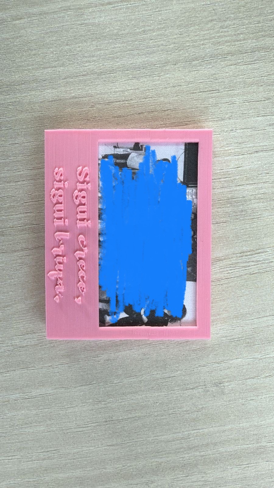 Polaroid Photo frame - 2 sided