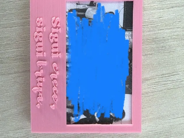 Polaroid Photo frame - 2 sided