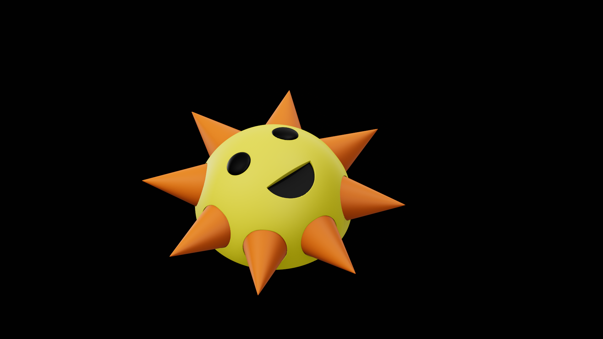 Mr. Sun – Sprunki Collection | 3D Printable Character