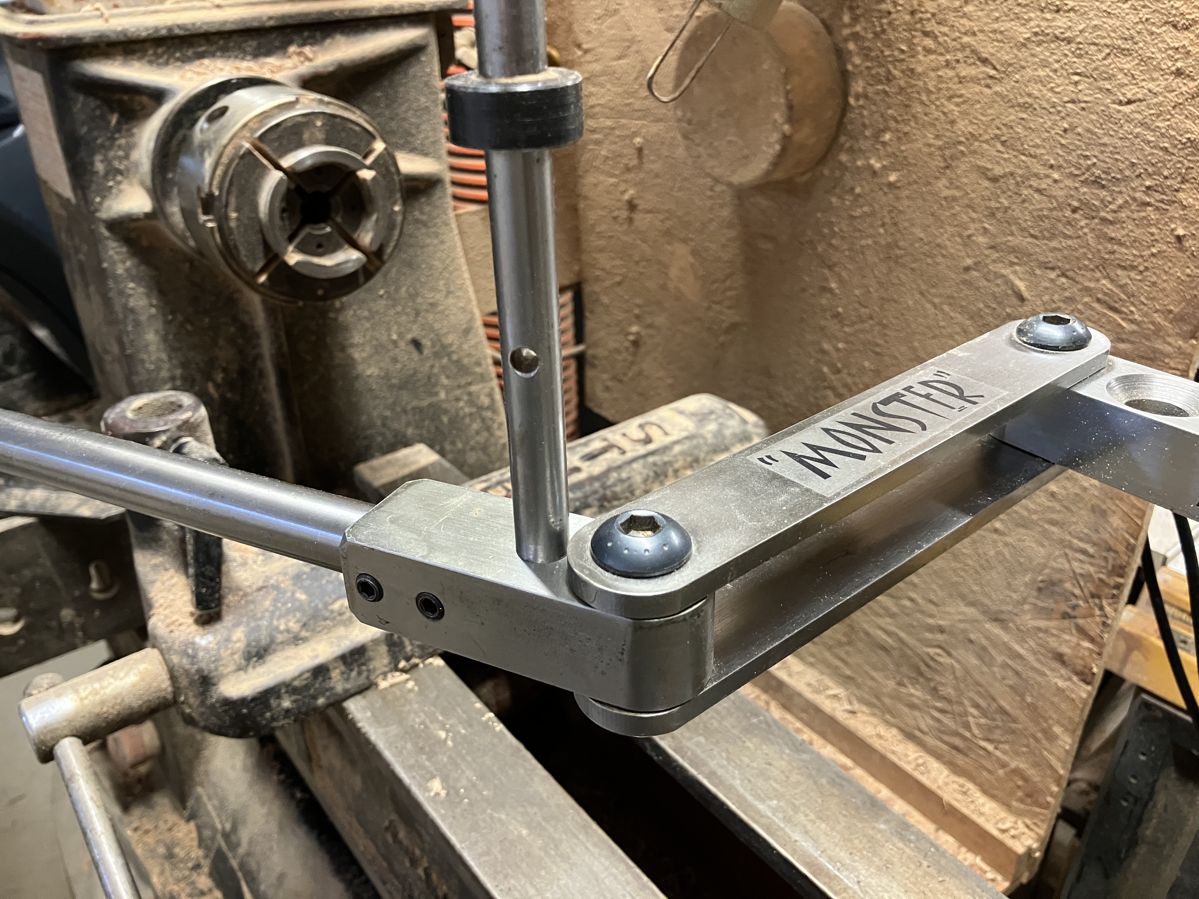 Handle adapter for Monster Woodturning Hollowing Tool