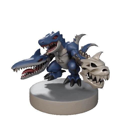 Miniatura 2 do modelo 3D Deltamon Digimon Creature Model