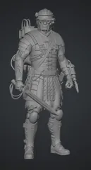 Cyberpunk Legionnaire puncher