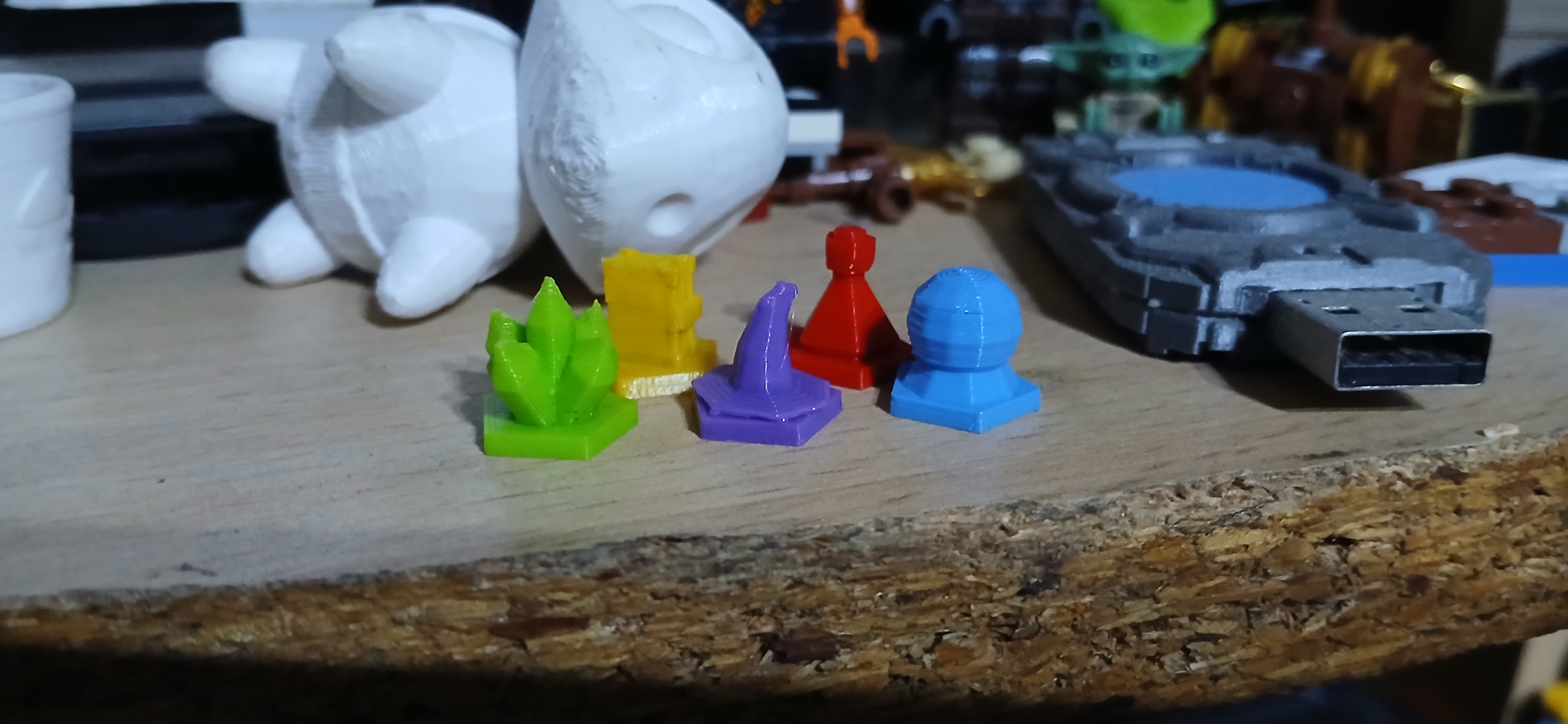 Board Game player pieces for a fantasy board game I designed