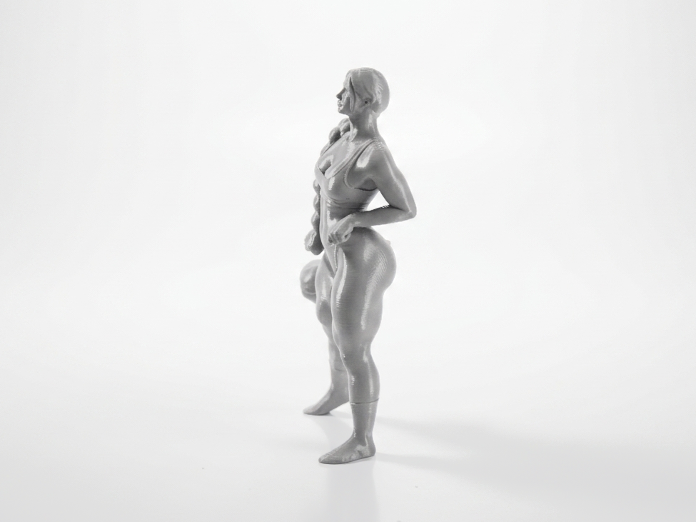 Fit Bikini Woman Figurine Female Figure 3D Printable