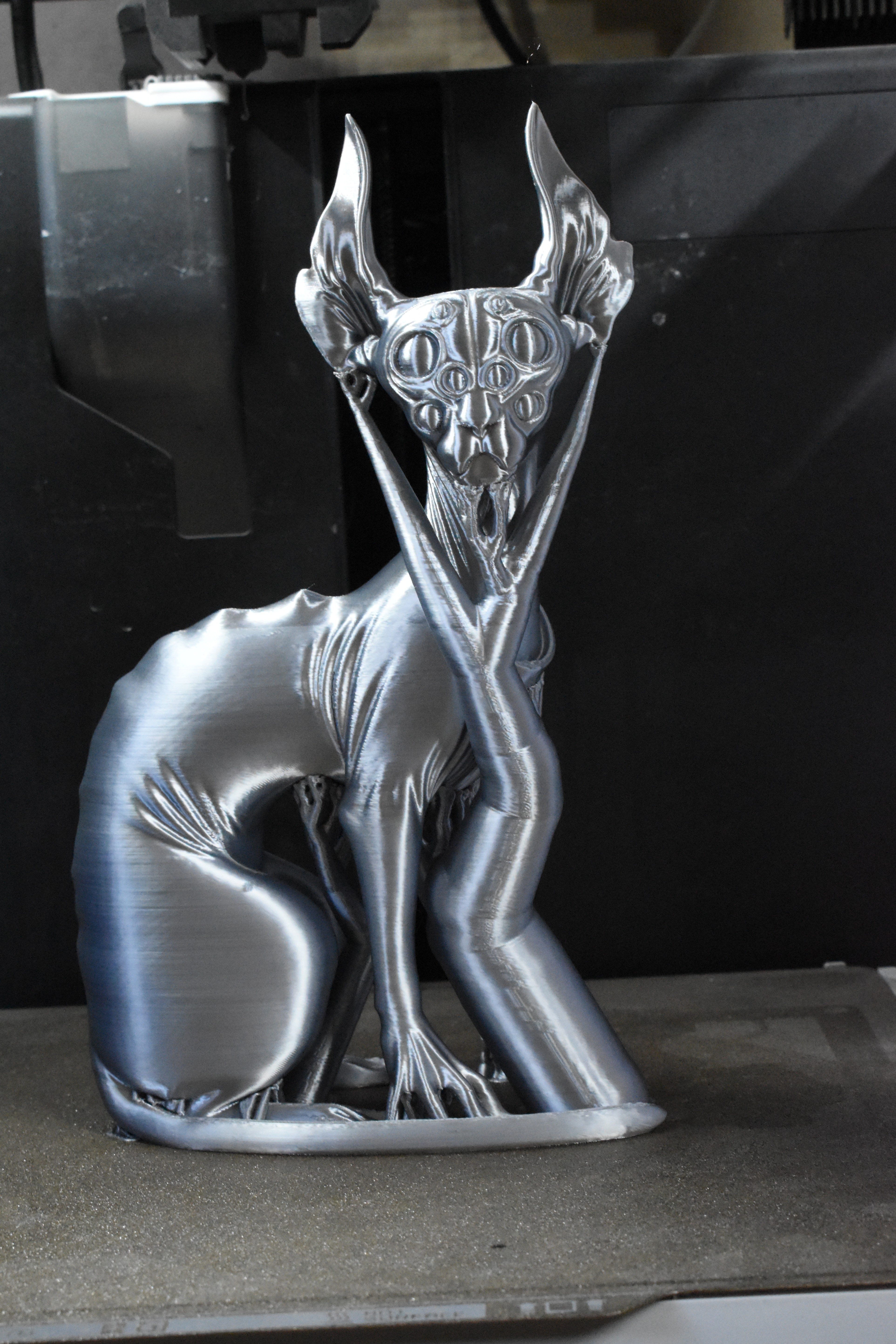 Miniatura 2 do modelo 3D alien cat