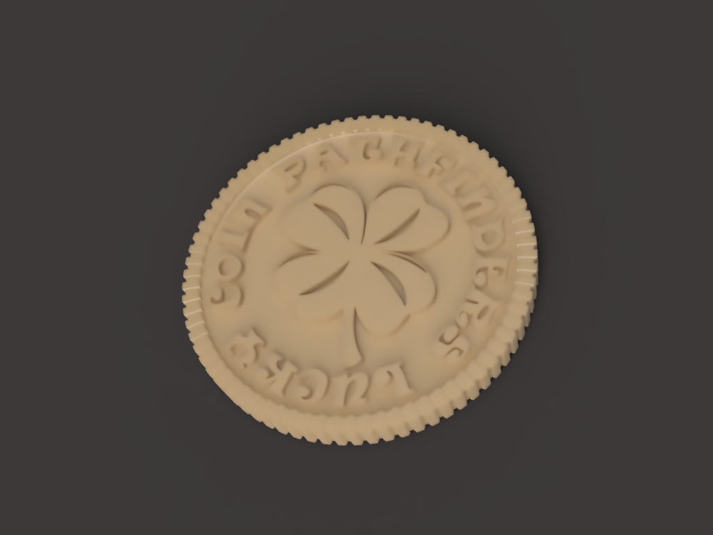 Lucky Coin 3D model