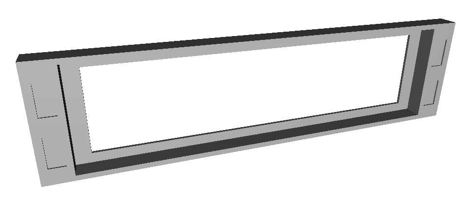 Suporte para tela thermalright trofeo vision 9.16 3D model