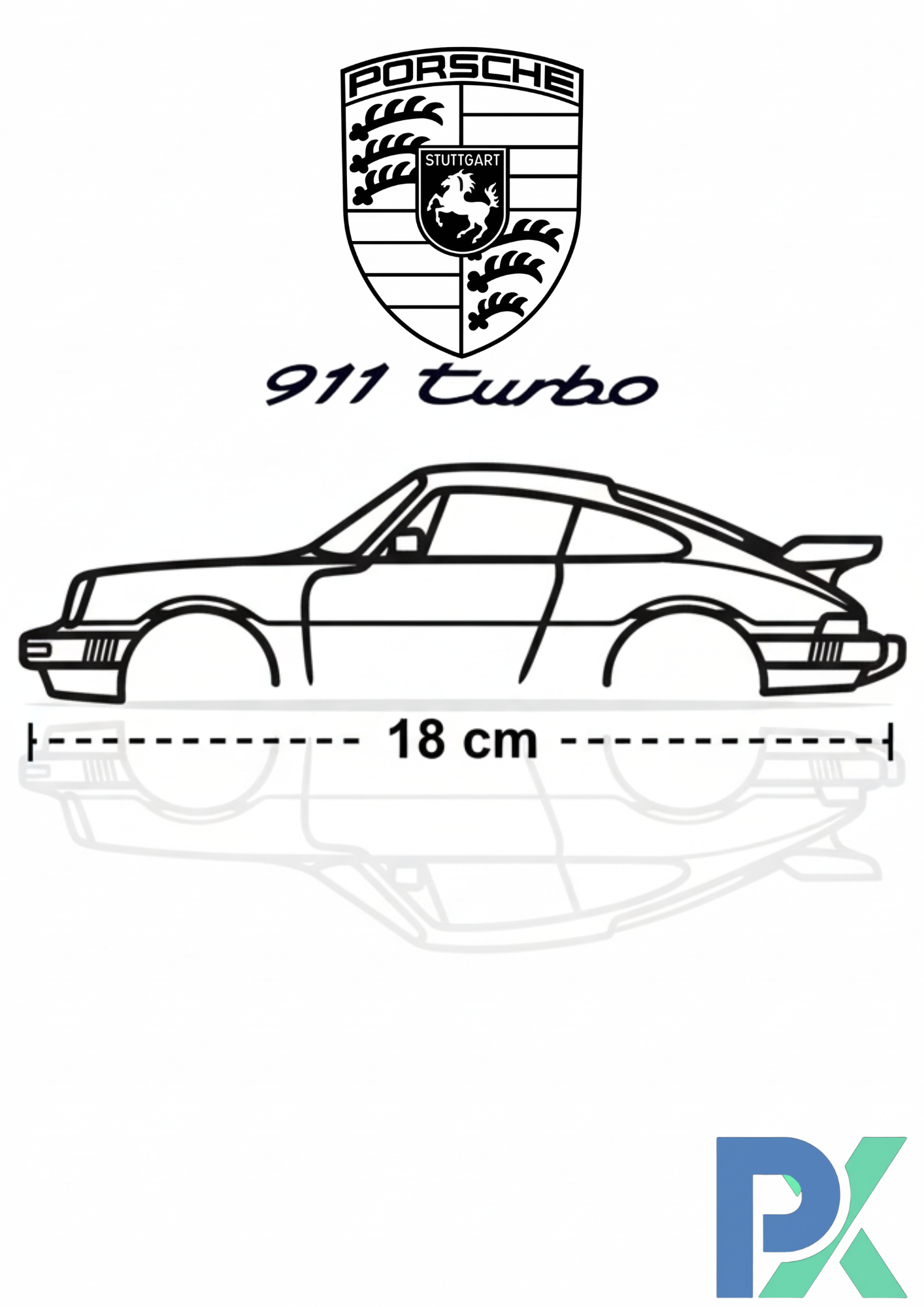 Porsche 911 Turbo 2D Design