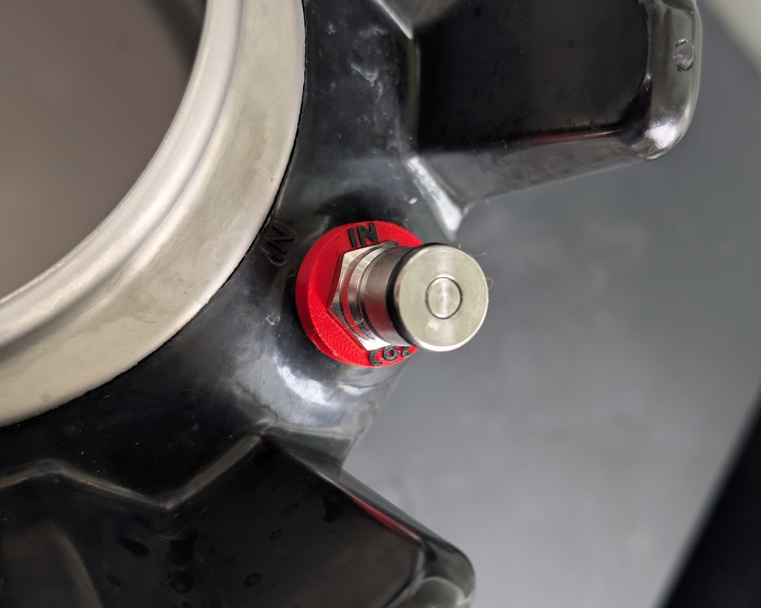 CORNY KEG BALL LOCK CO2 GAS POST INDICATOR