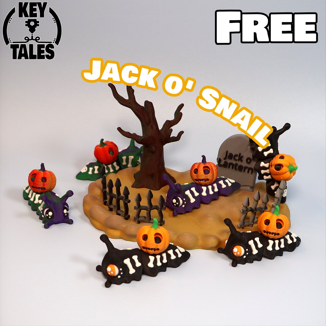Jack o' Snail, articulated, free!
