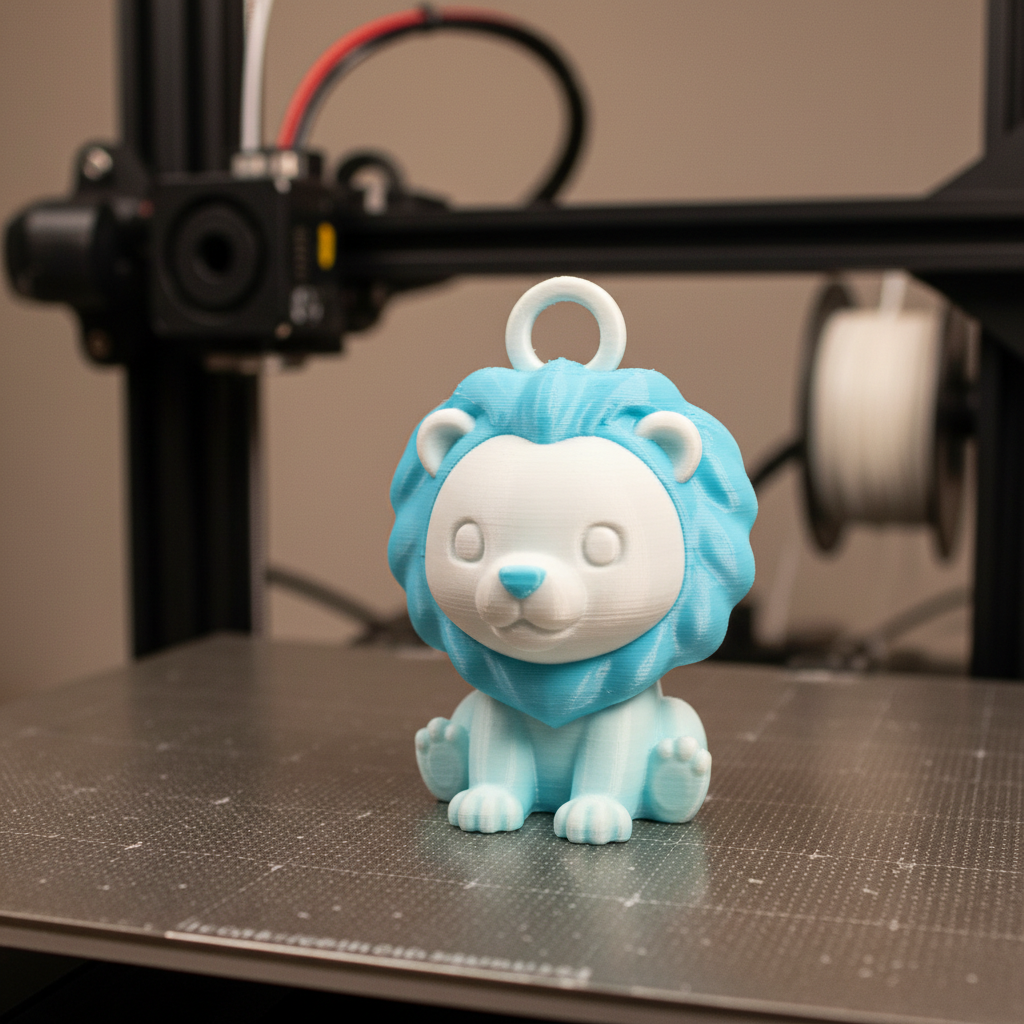 cute lion keychain