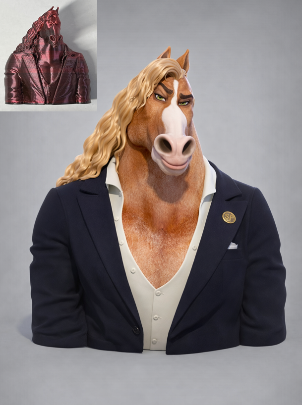 Mayor Brian Winddancer Bust (Zootopia 2)