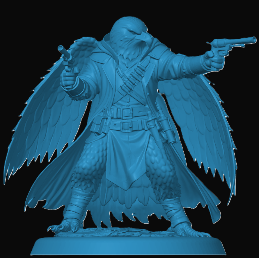 Aarakocra Gunslinger — miniatura 3