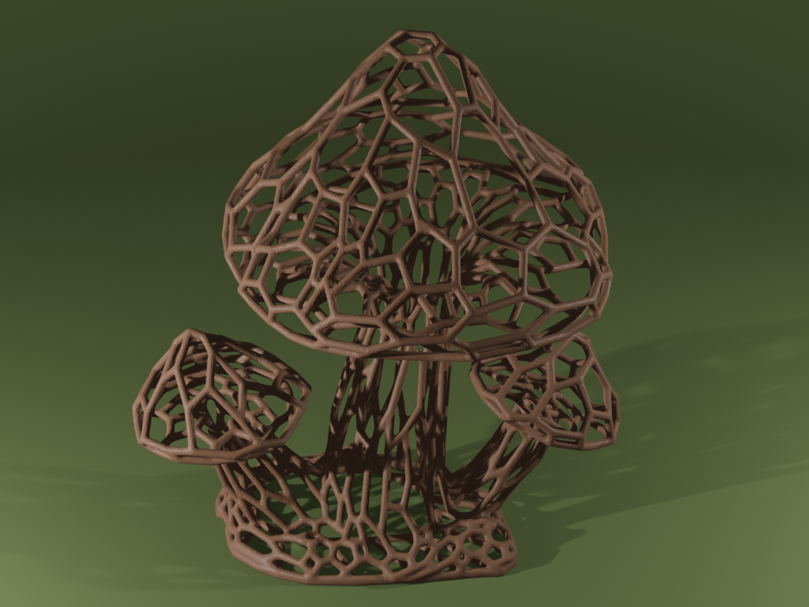 Mushroom Voronoi