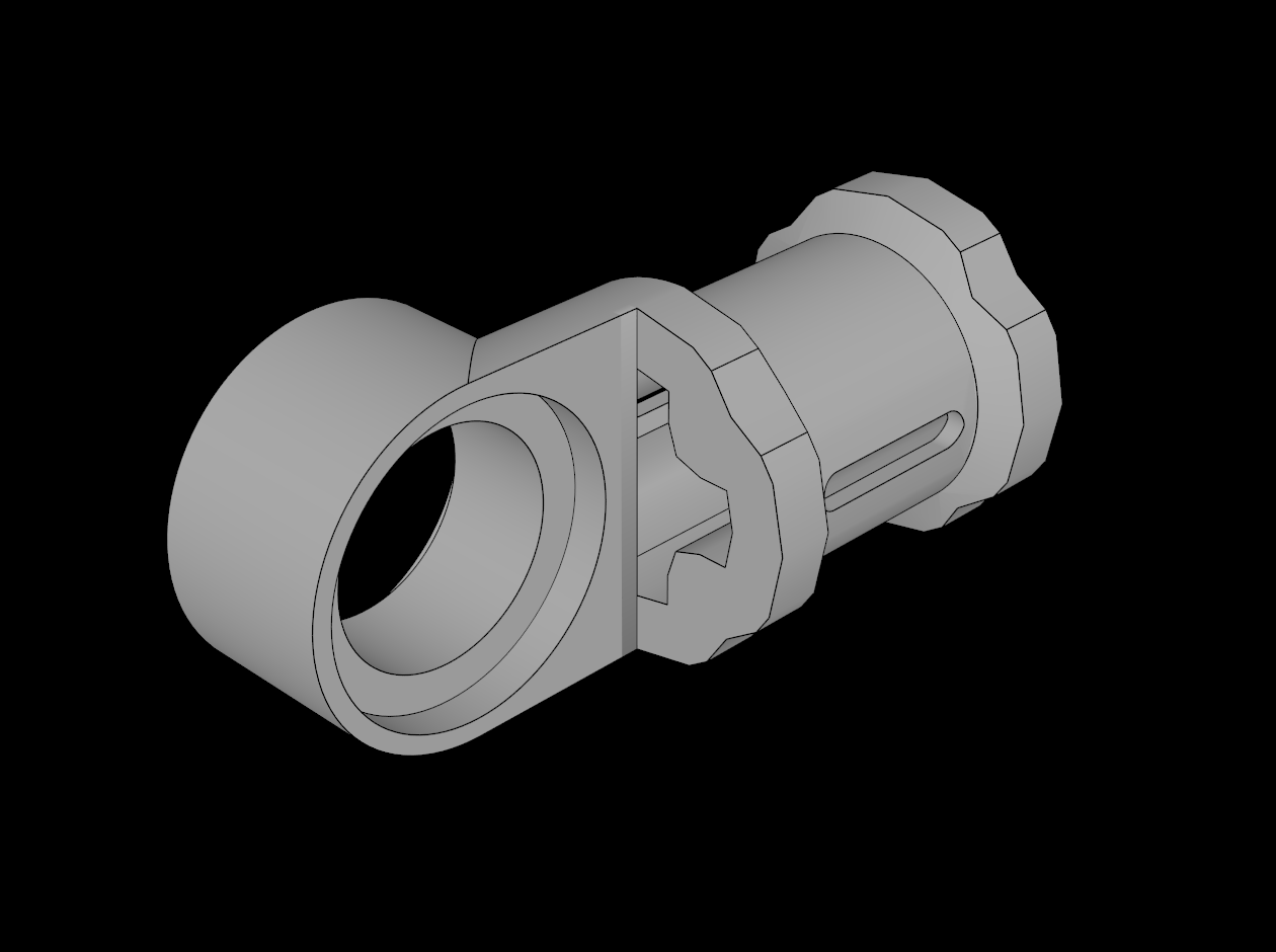 Lego Compatible (32126.dat) Technic Connector Toggle Joint Smooth