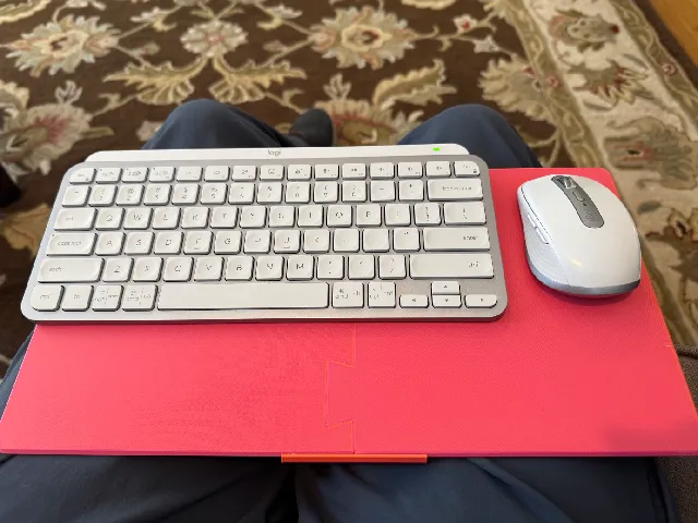 Lap Desk for Logi MX Keys Mini and Anywhere 3S Mouse