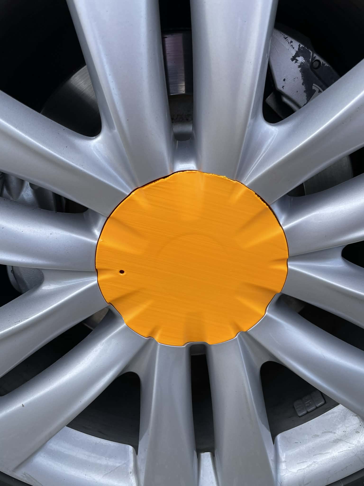 Tesla wheel cap