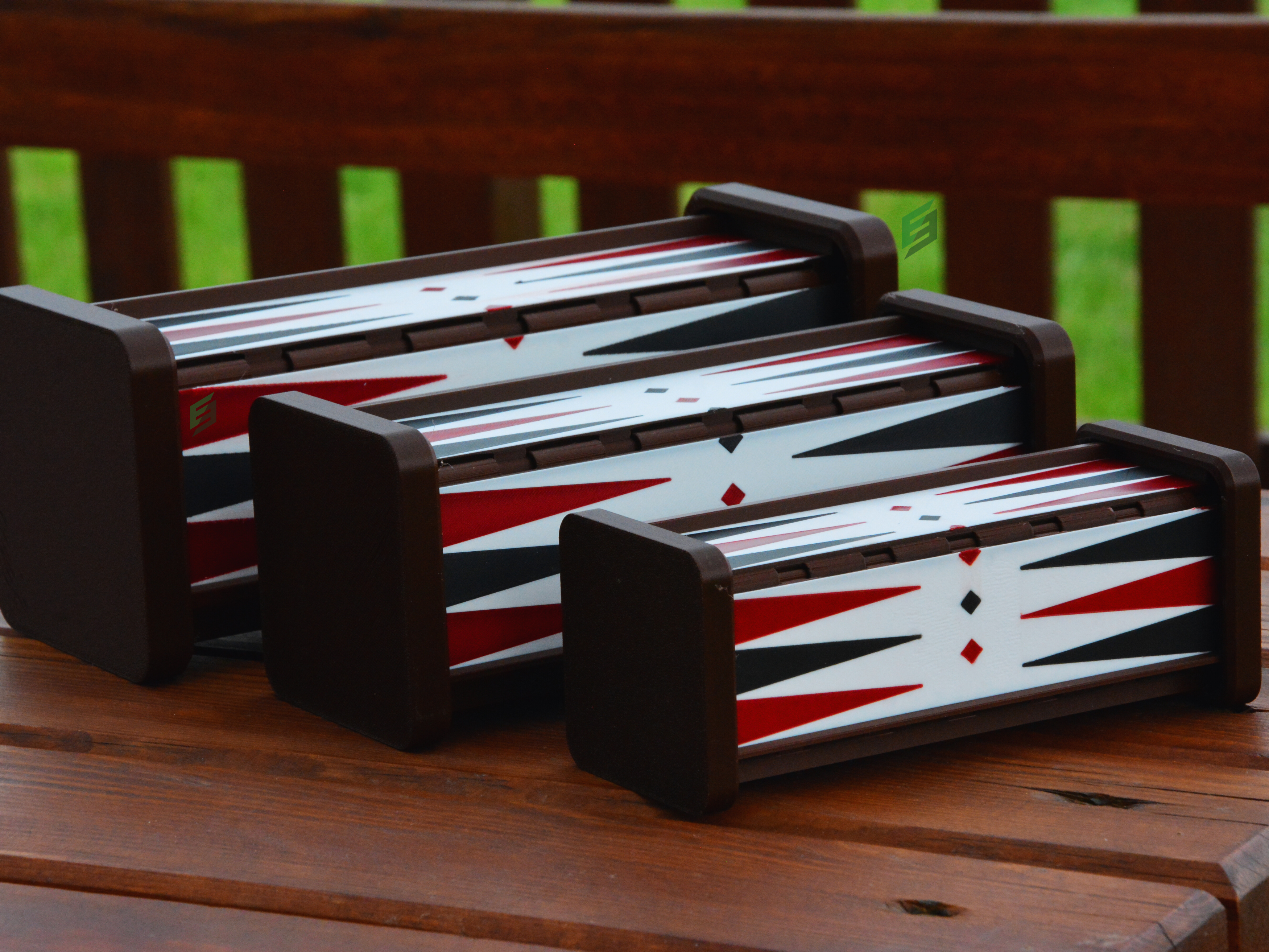 Miniatura 8 do modelo 3D Backgammon Voyage | Portable & Foldable
