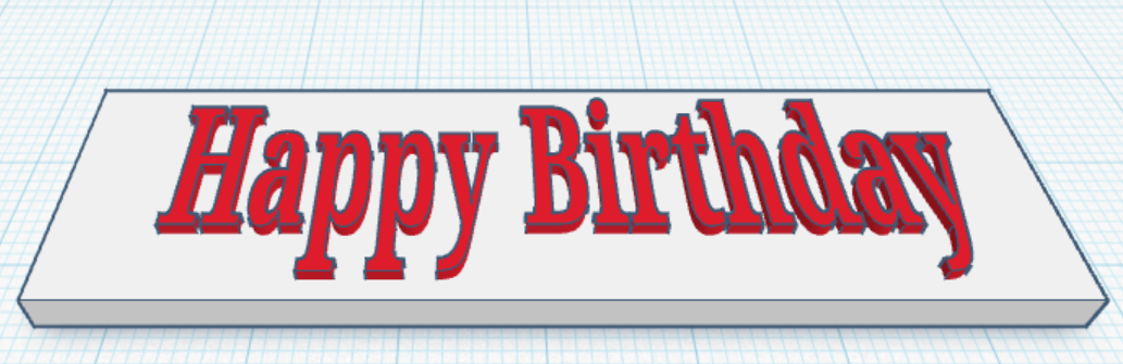 happy birthday sign