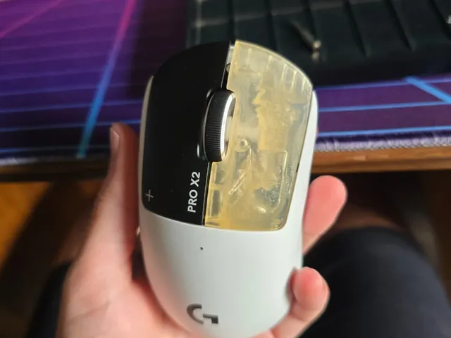 Logitech Superstrike X2 Mouse click panel