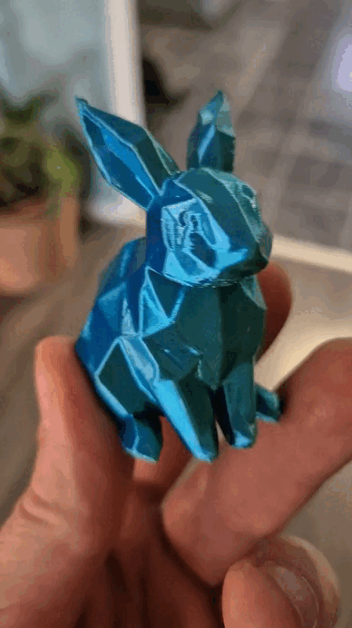 Miniatura 5 do modelo 3D Easter bunny Modern Art