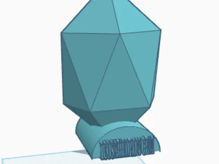 Icosahedron Gem