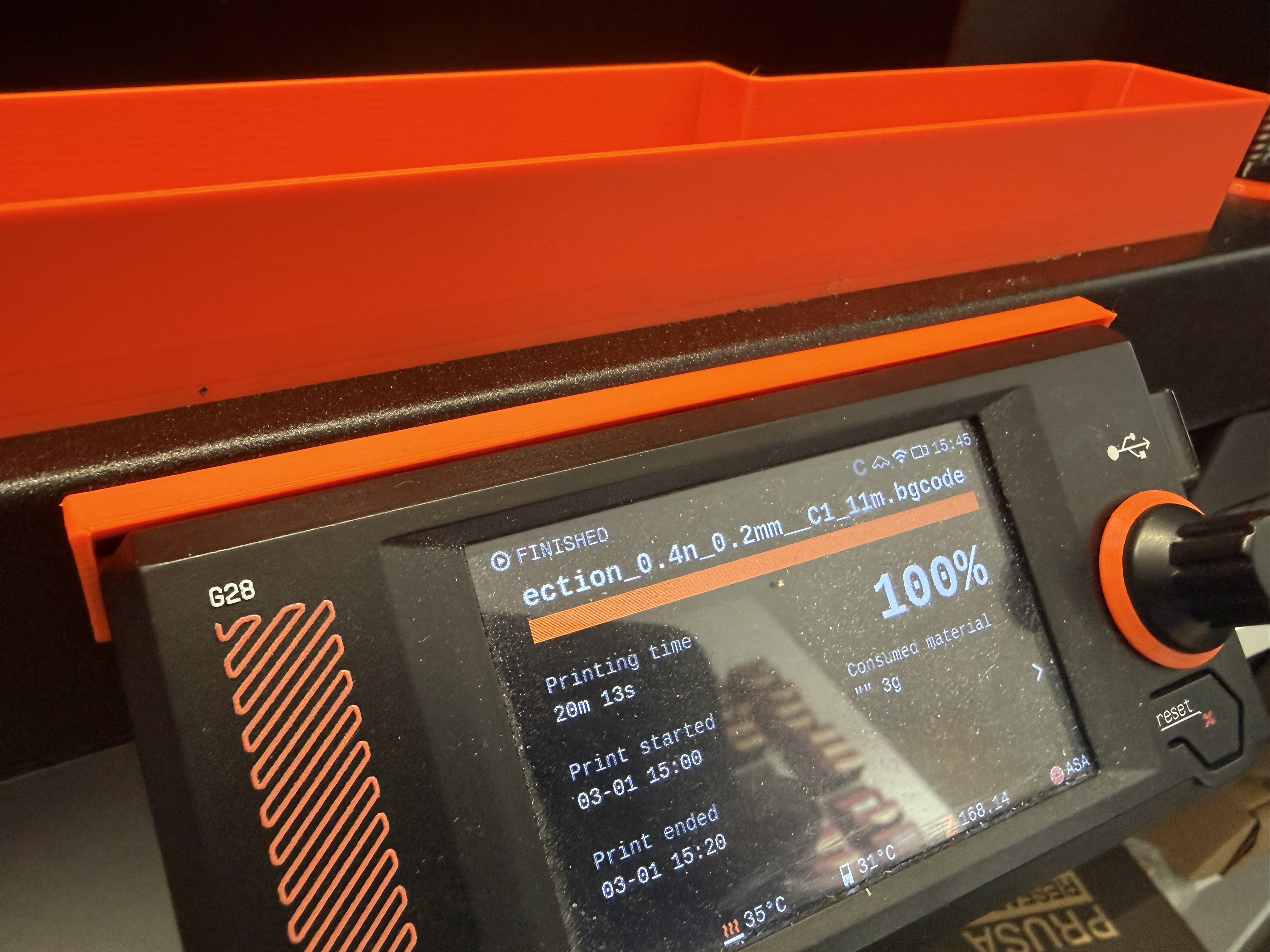 Core One Gap Filler between LCD and Frame / CoreOne Spaltfüller zwischen Display und Rahmen