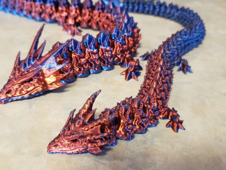 Articulated Crystal Spine Dragon