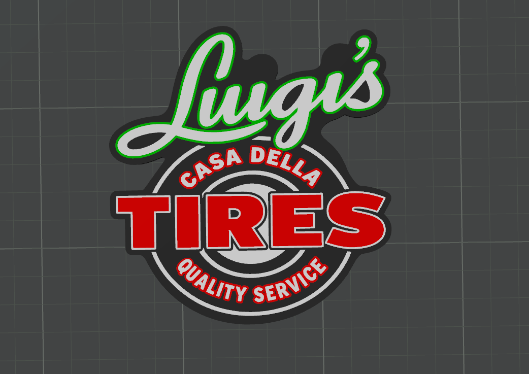 Luigi'sTires logo sign from Cars film
