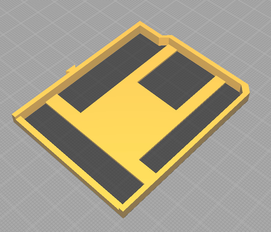 Arduino case with breadboard amount.