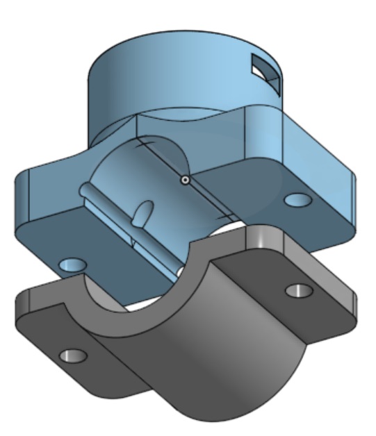 30mm Voltmeter mount for handel bars