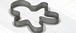 Gingerbread cookie cutter