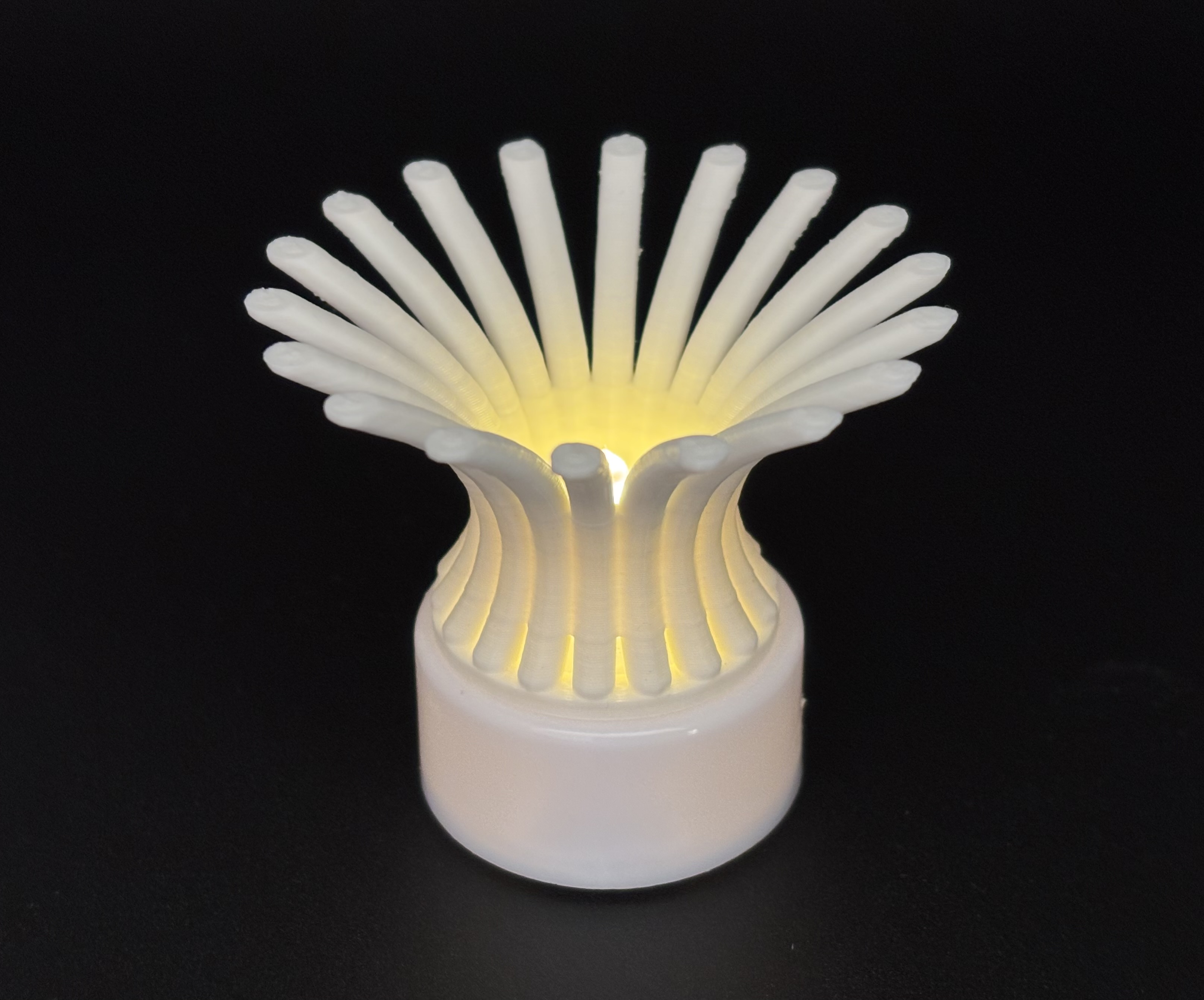 Tea Light Toppers Geometric Cover Accents Set - Multiple Designs of Elegant Decor — thumbnail 6