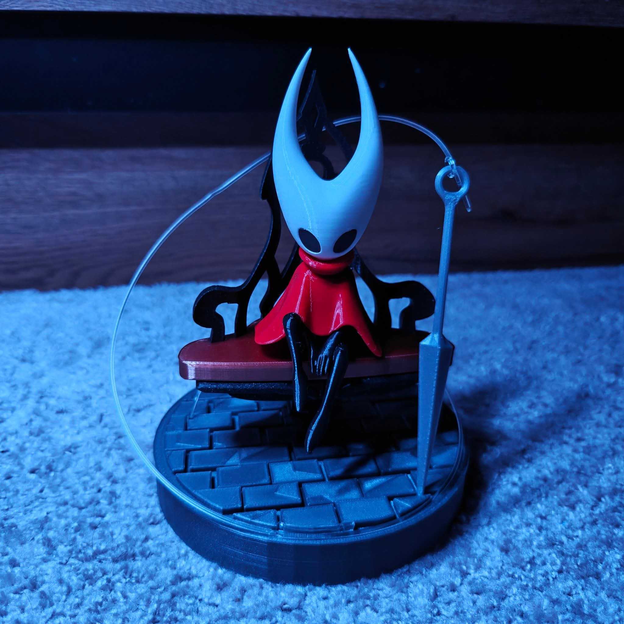 Silksong Hornet on a bench remix