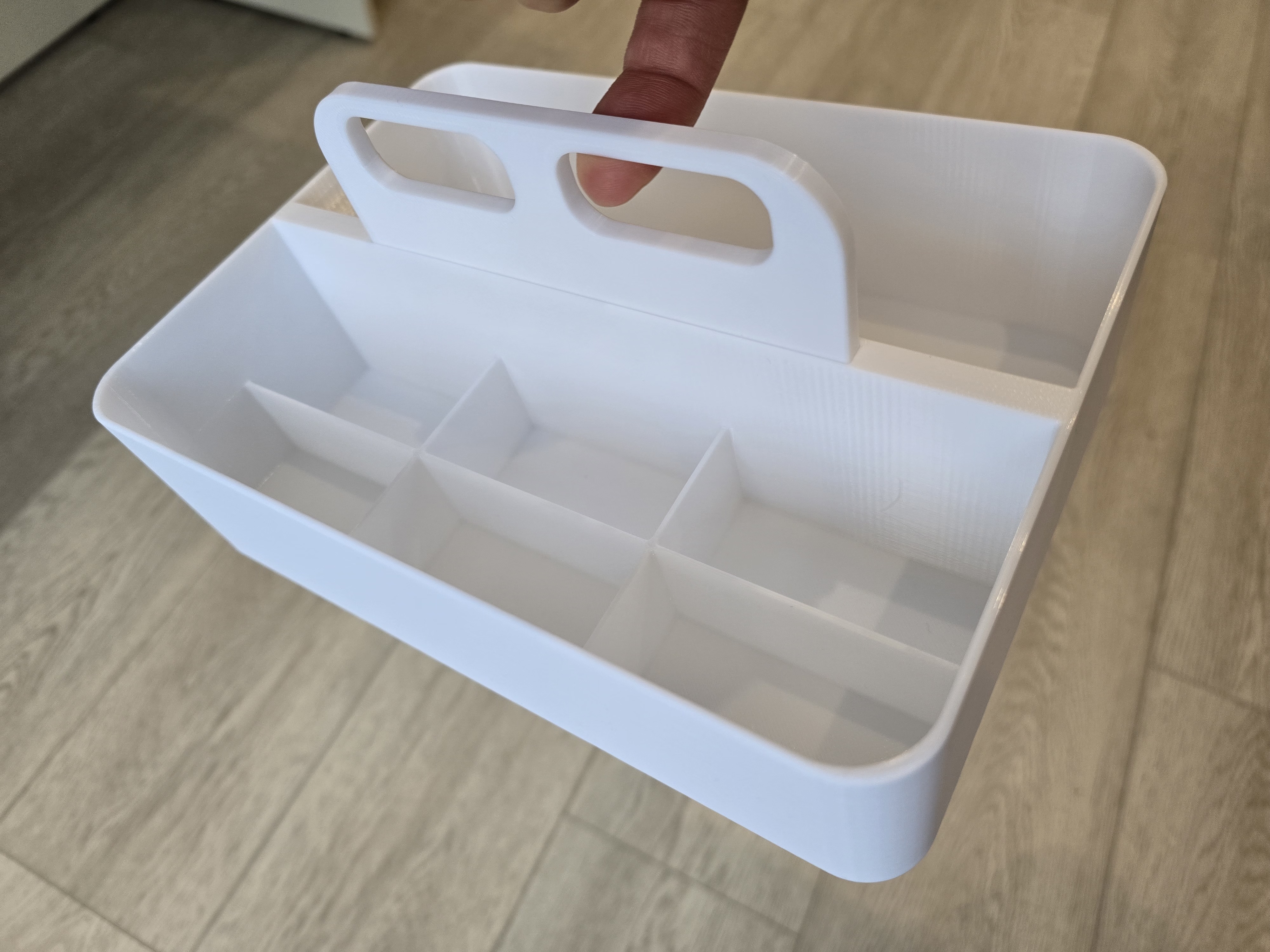 ToolBox with handle and sections - Open Source and fully parametric — miniatura 2