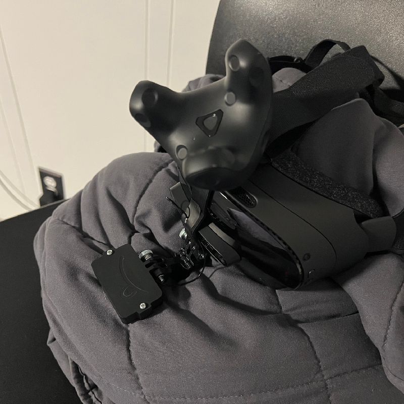 Steam Frame Facetracker mount with Magnetic Vive and flip-up Babble ...