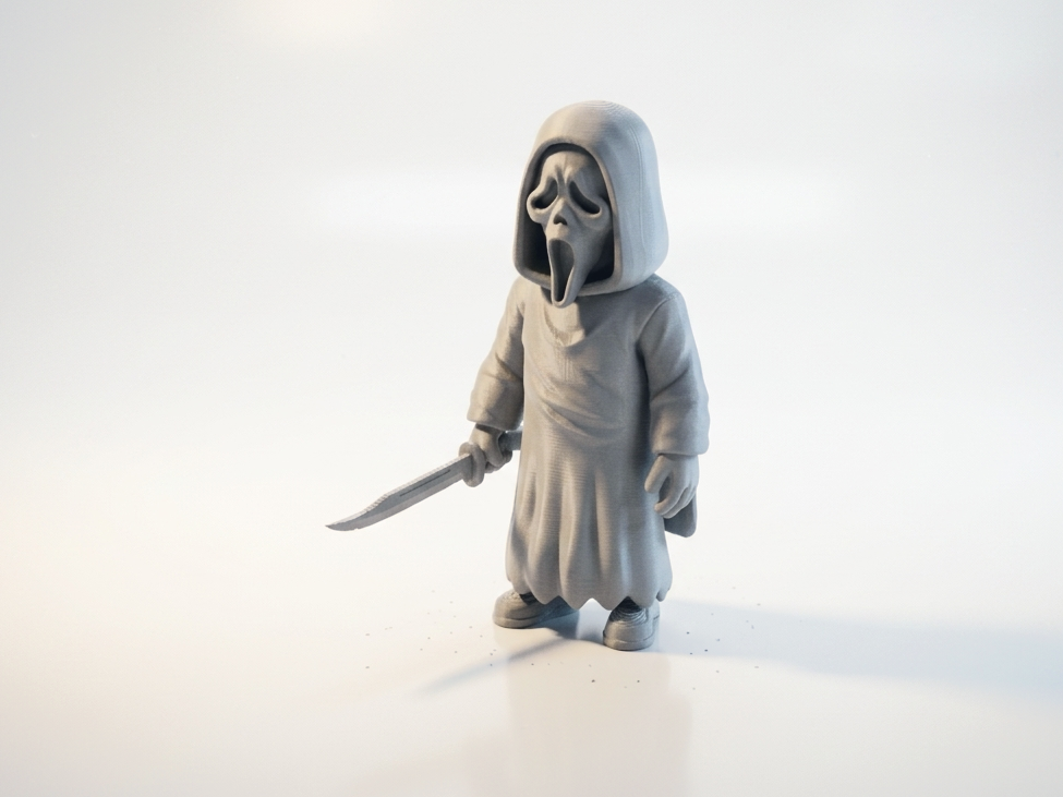 Scream Monster Bust Fantasy Creature 3D Printable
