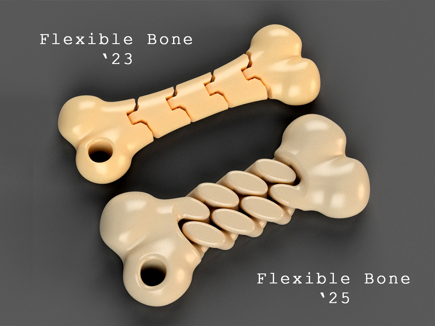 Miniatura 3 do modelo 3D Flexible Bone 2 (chain)