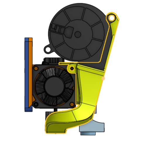 BQ H2-V2S mount and BDsensor adapter for Tronxy Xy-2 Pro