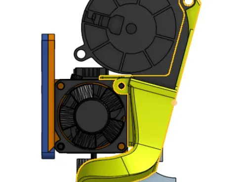 BQ H2-V2S mount and BDsensor adapter for Tronxy Xy-2 Pro