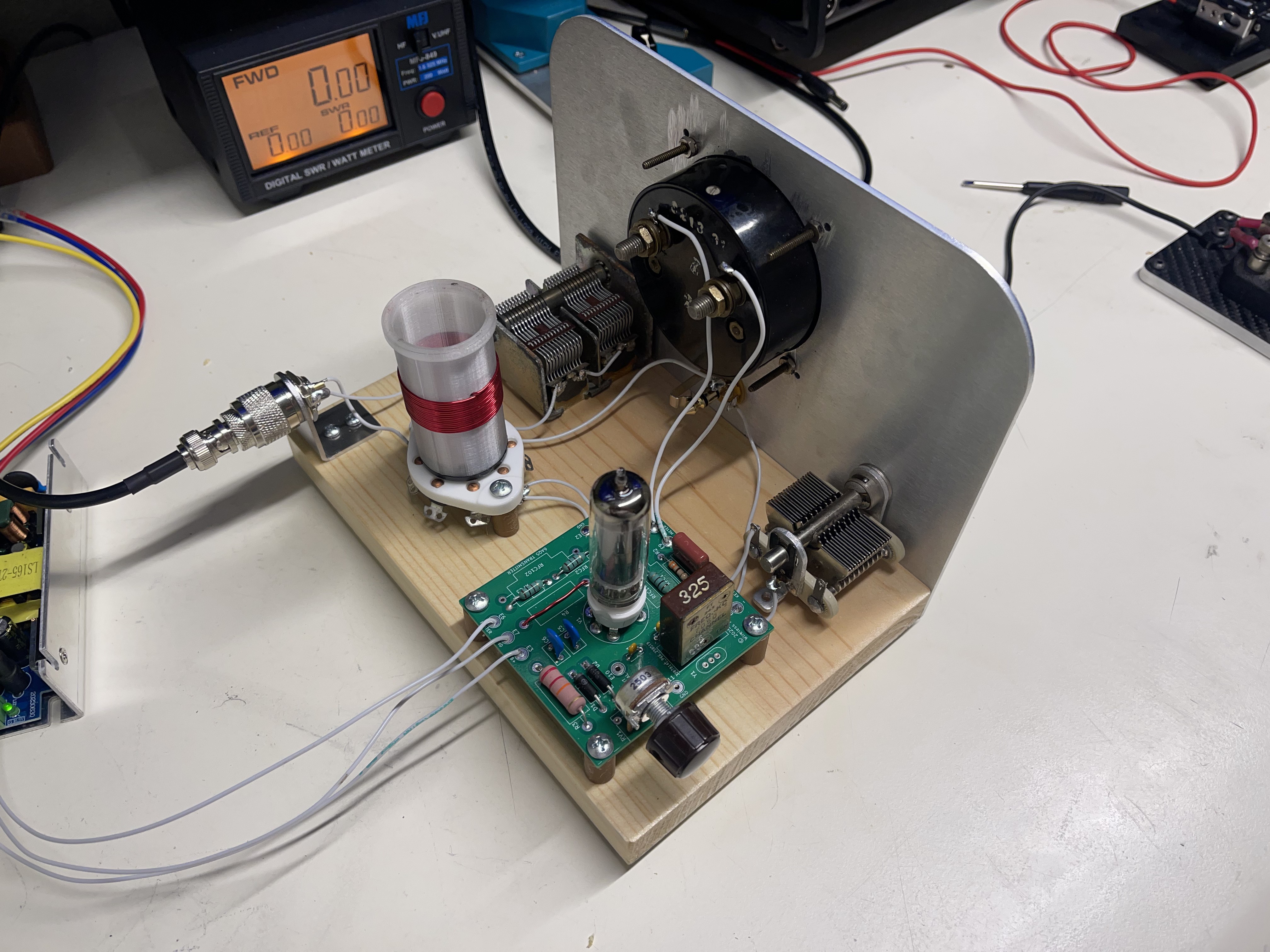 AWA 6AQ5 Transmitter / Ameco AC-1 Plug-in Coil Form