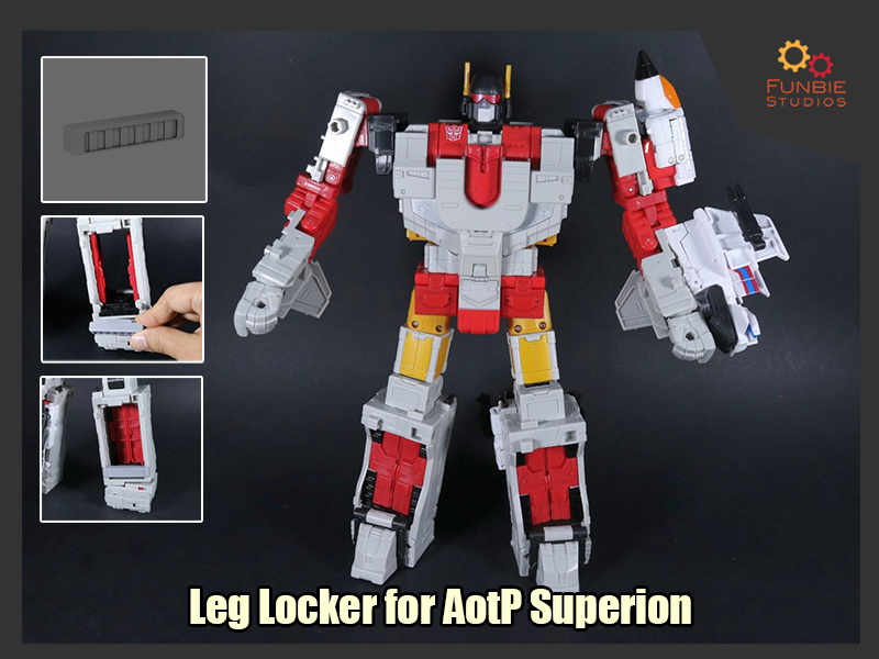 Leg Locker for Transformers Age of the Primes Superion