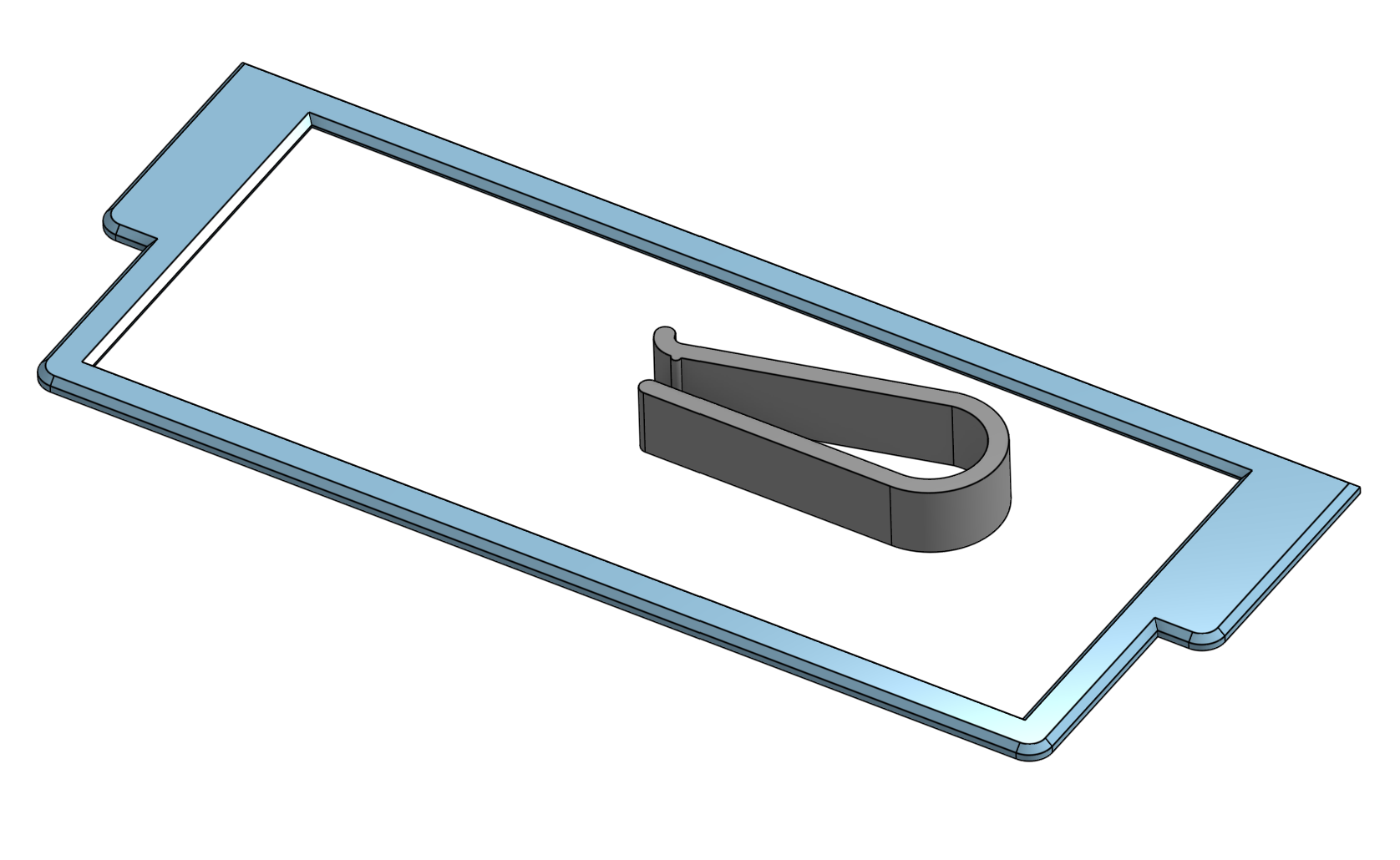 Sun visor document holder / frame (accessible parking permit holder) — miniatura 3