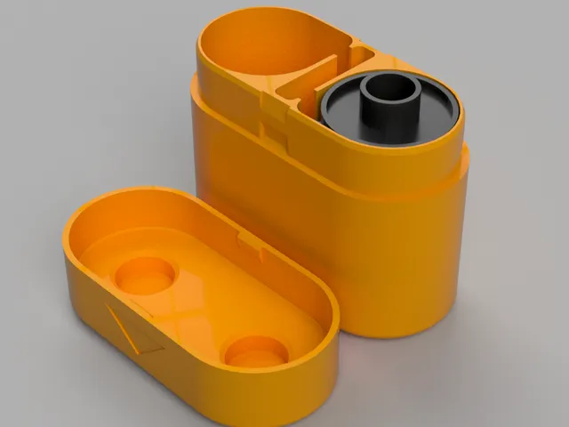 Dual 35mm Film Case with Silica Gel