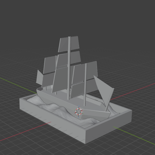 Old ship model