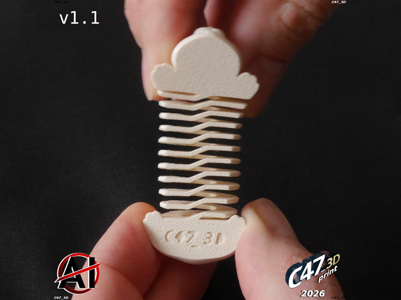 Miniatura 5 do modelo 3D Springy Bunny