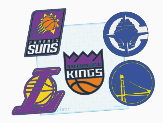 Miniatura 26 do modelo 3D 30 NBA Logos