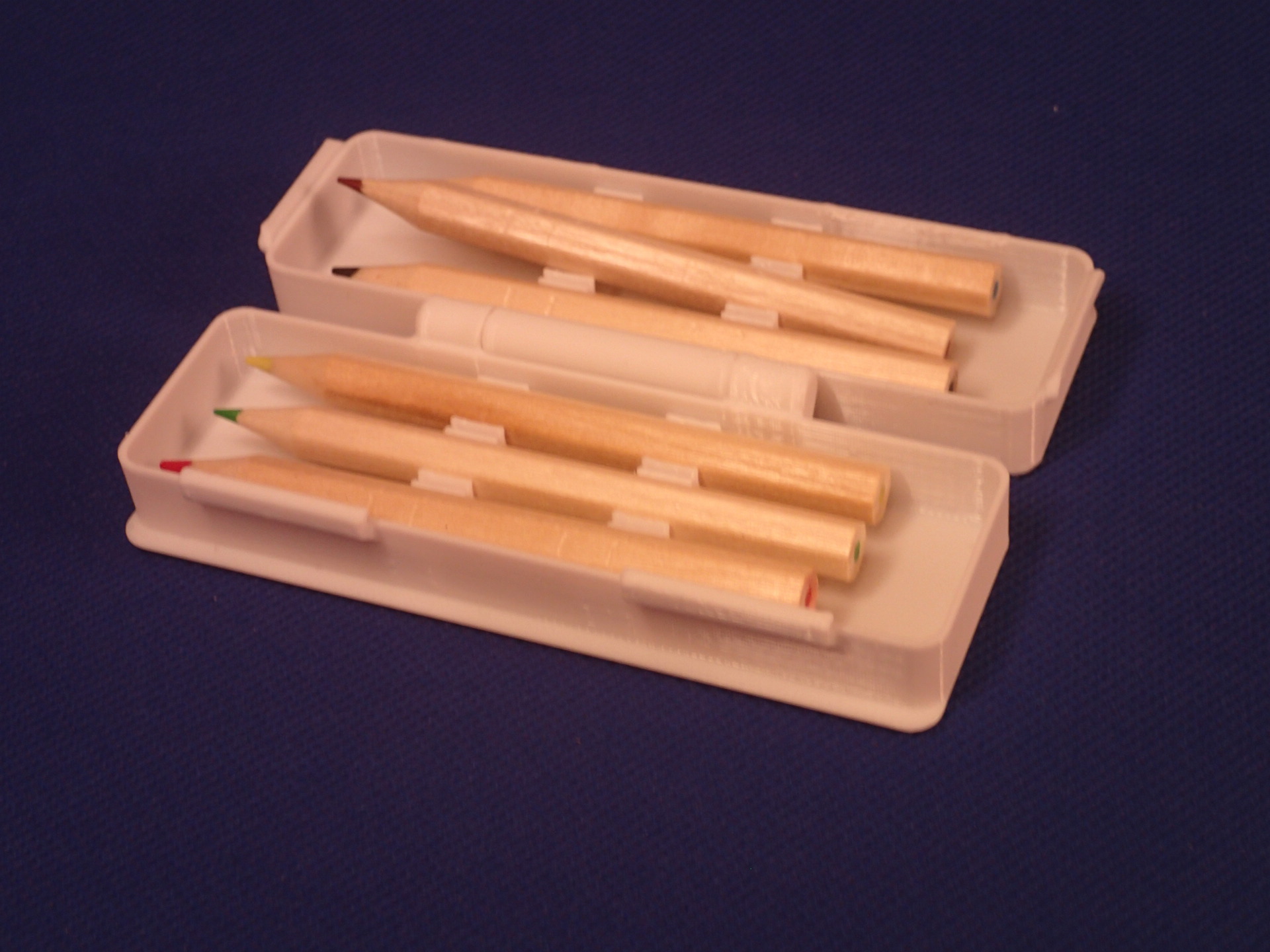 Mini Pencil Case for 6 – Fits 7.2mm x 100mm Short Pencils