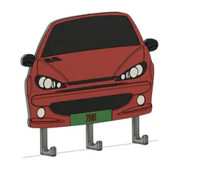 Peugeot 206 keyhanger